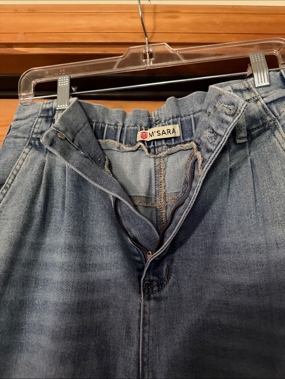 Sara High-Waist Light Blue Denim Jeans - Picture 2 of 5